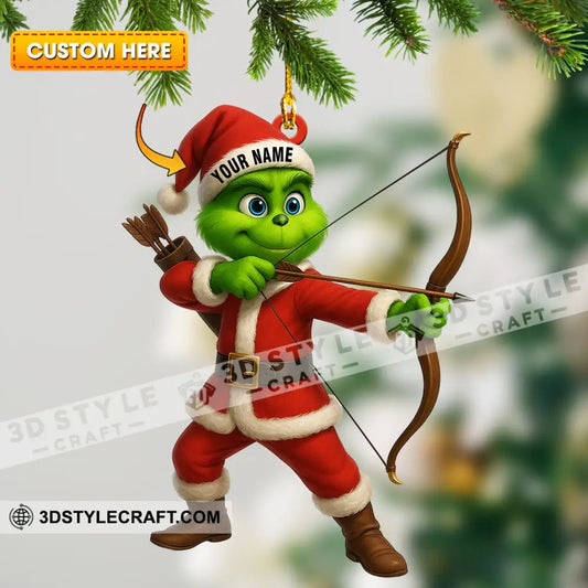 Archery Home Decor Christmas Ornament Personalized Ornament 3.54’’ / 1 Ornament Ornament