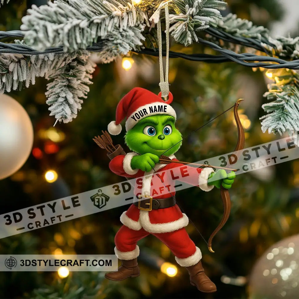 Archery Home Decor Christmas Ornament Personalized Ornament Ornament