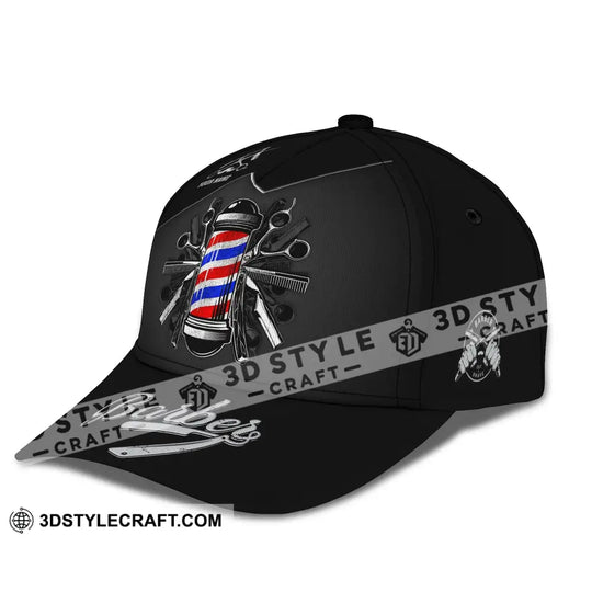Barber Classic Cap, Hairstylist Hat, Unisex Barber Hat style option 2