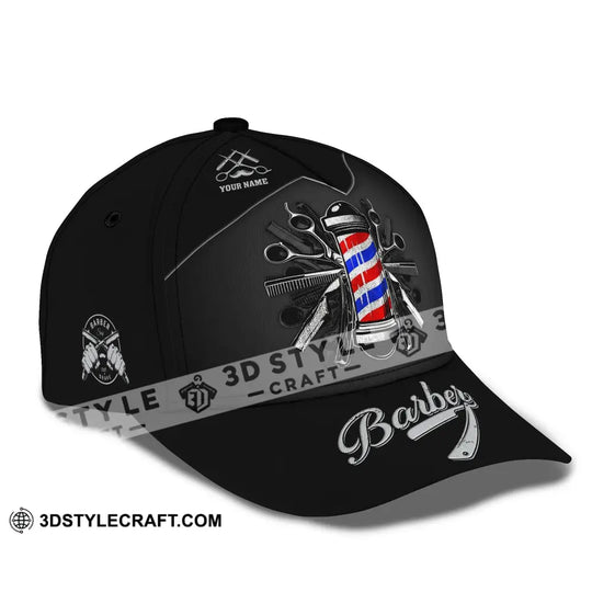 Barber Classic Cap, Hairstylist Hat, Unisex Barber Hat style option 3