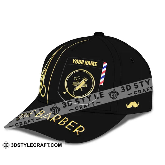 Barber Classic Cap, Hairstylist Hat, Unisex Barber Hat style option 3