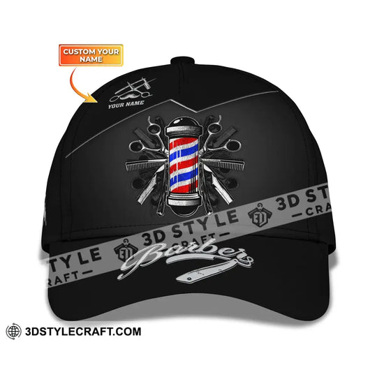 Barber Classic Cap, Hairstylist Hat, Unisex Barber Hat style option 1