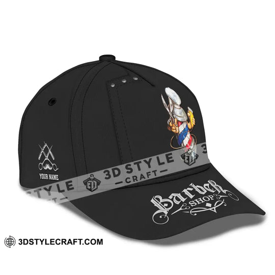 Barber Classic Cap, Hairstylist Hat, Unisex Barber Hat style option 2