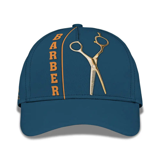 Barber Classic Cap, Hairstylist Hat, Unisex Barber Hat style option 1