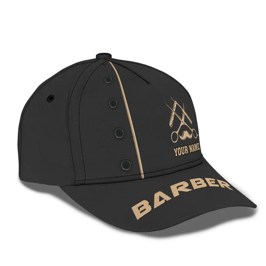 Barber Classic Cap, Hairstylist Hat, Unisex Barber Hat style option 2
