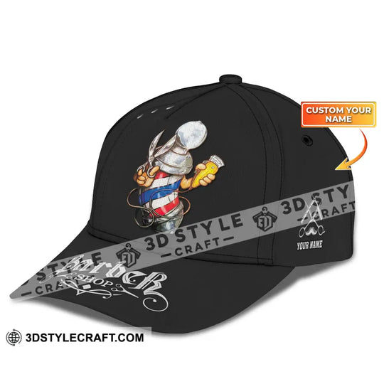 Barber Classic Cap, Hairstylist Hat, Unisex Barber Hat style option 1