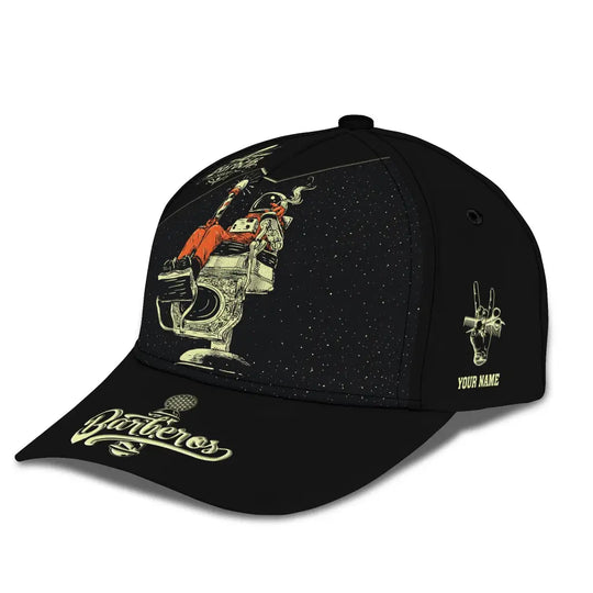 Barber Classic Cap, Hairstylist Hat, Unisex Barber Hat style option 2