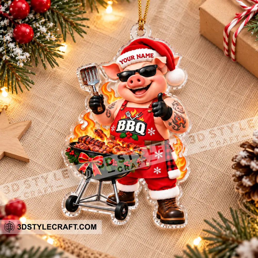 BBQ Home Decor Christmas Ornament Personalized Ornament - Ornament