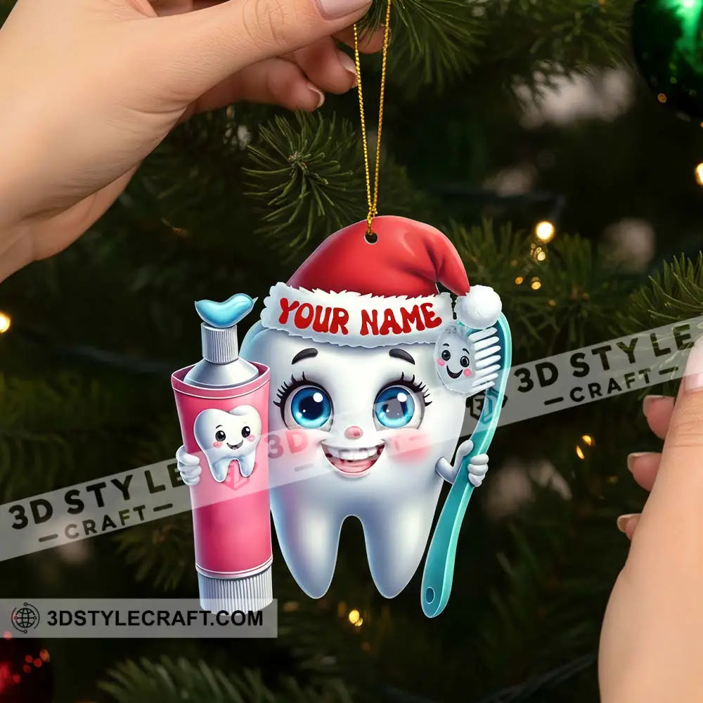 Beautiful Teeth Home Decor Christmas Ornament Personalized Ornament Ornament