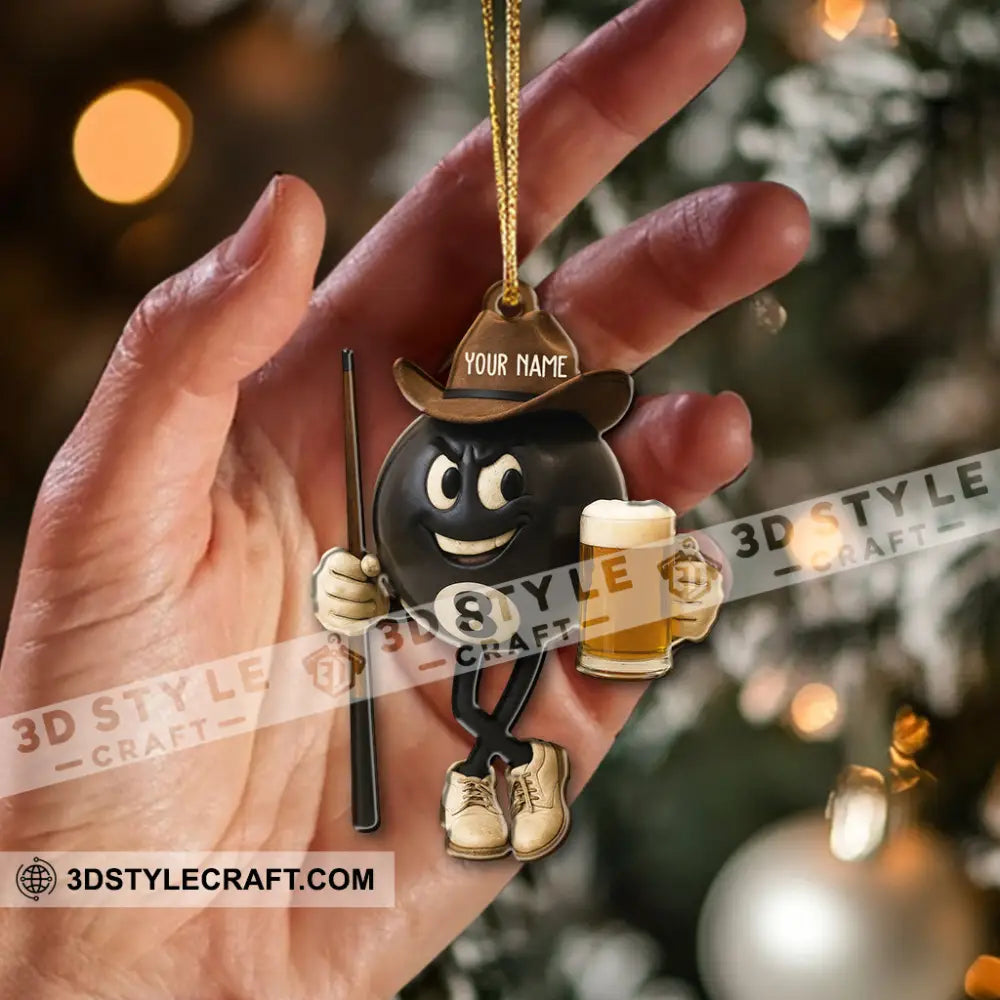 Billboard No.8 Ball Christmas Home Decor Christmas Ornament Personalized Ornament Ornament