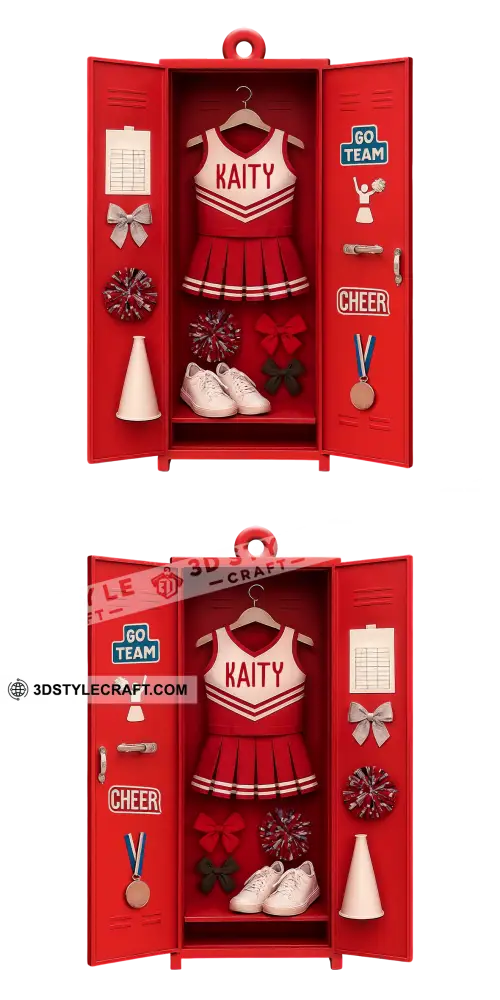 Cheerleader Corner Home Decor Christmas Ornament Personalized Ornament Ornament