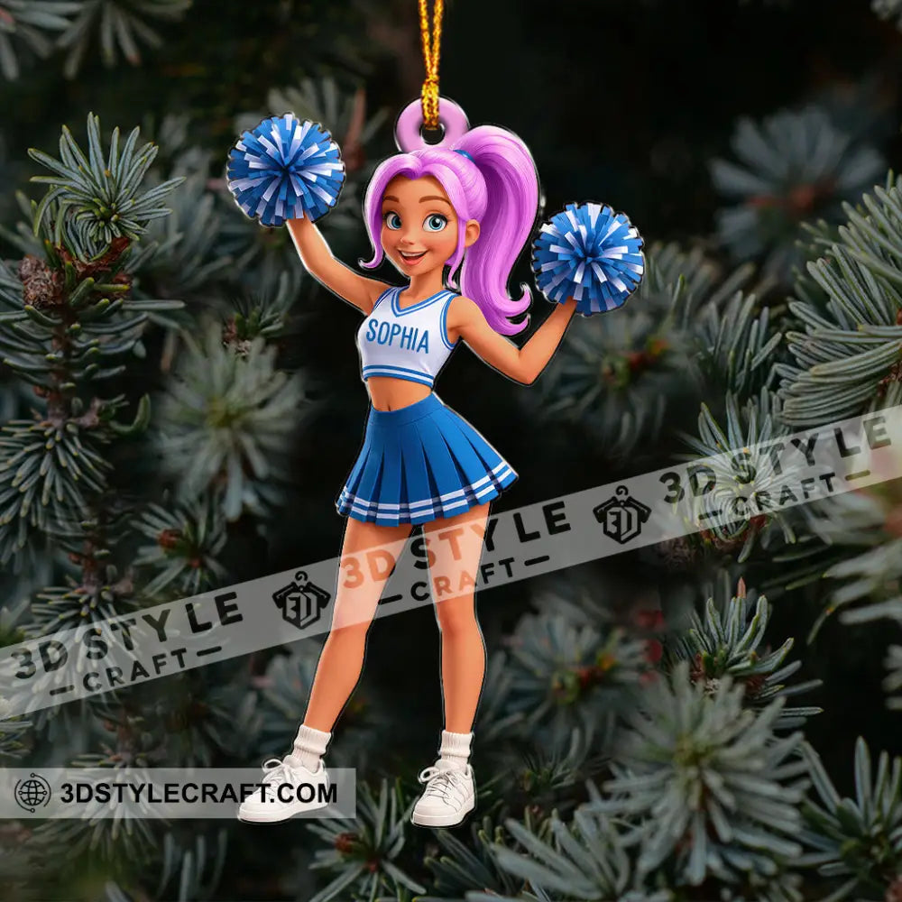 Cheerleader Home Decor Christmas Ornament Personalized Ornament Ornament