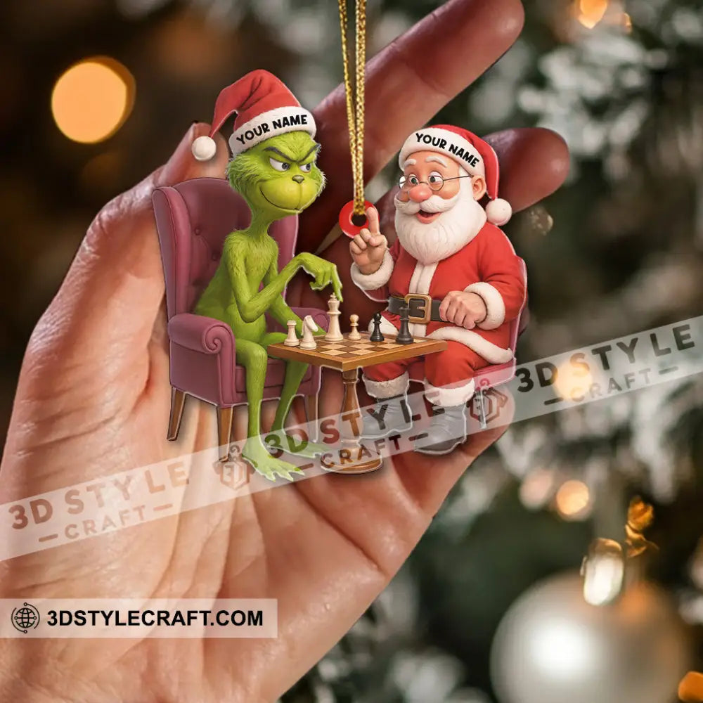 Chess Partner Home Decor Christmas Ornament Personalized Ornament Ornament