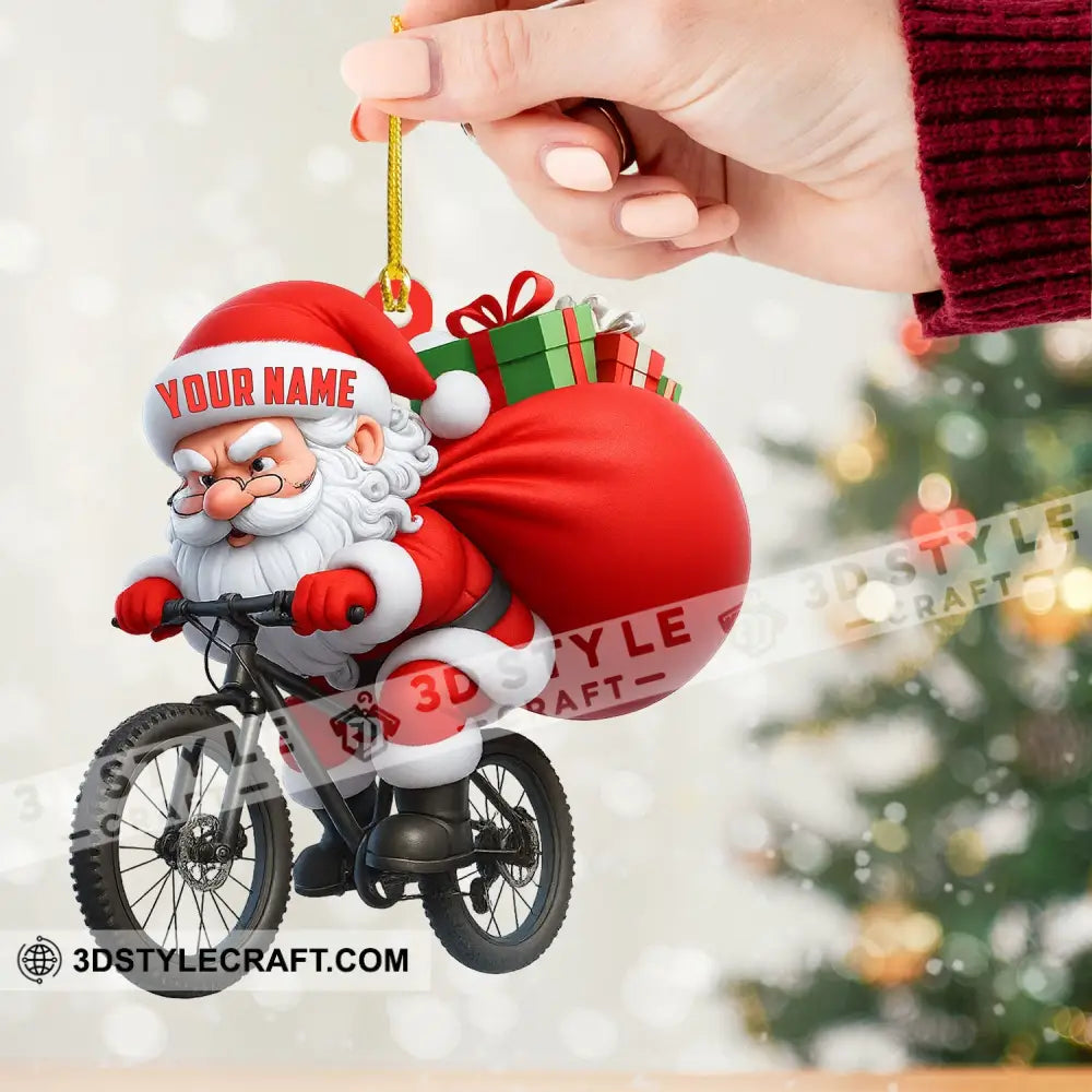 Christmas Bicycle Home Decor Christmas Ornament Personalized Ornament Ornament