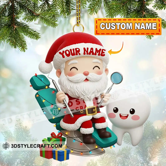 Christmas Dentist Home Decor Christmas Ornament Personalized Ornament Ornament