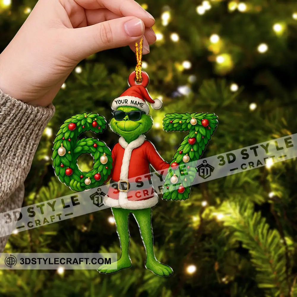 Christmas Funny 67 Meme Gifts Home Decor Christmas Ornament Personalized Ornament Ornament