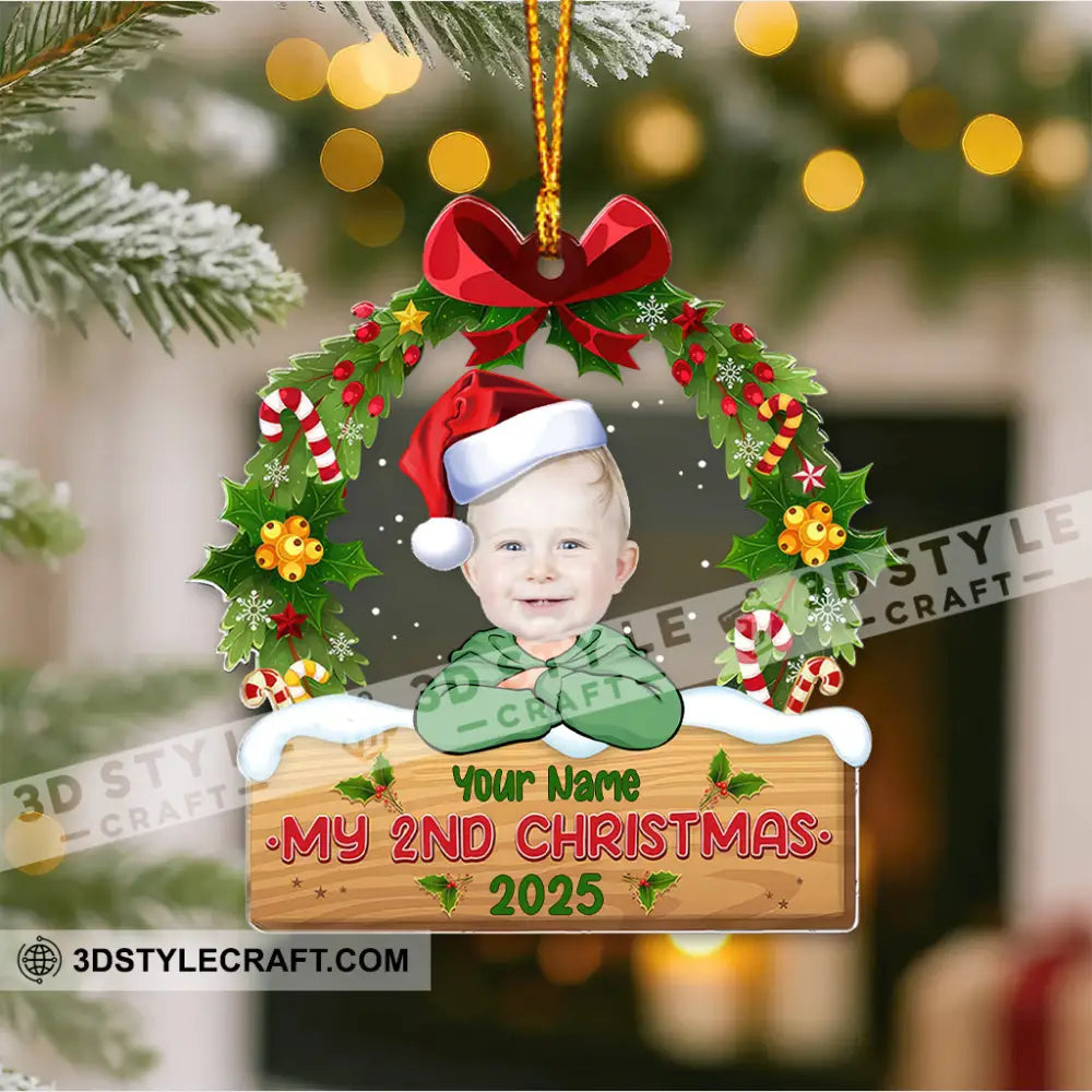 Christmas Kid Home Decor Christmas Ornament Personalized Ornament Ornament