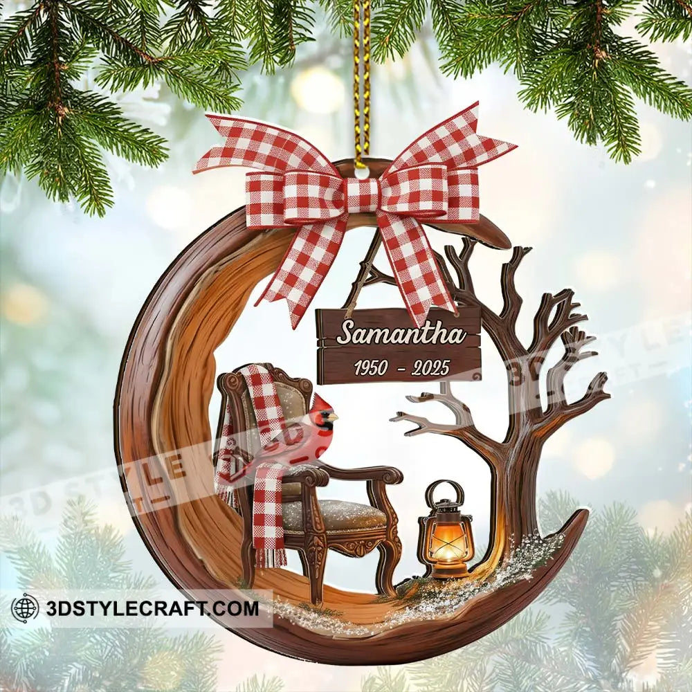 Christmas Memorial Home Decor Christmas Ornament Personalized Ornament Ornament