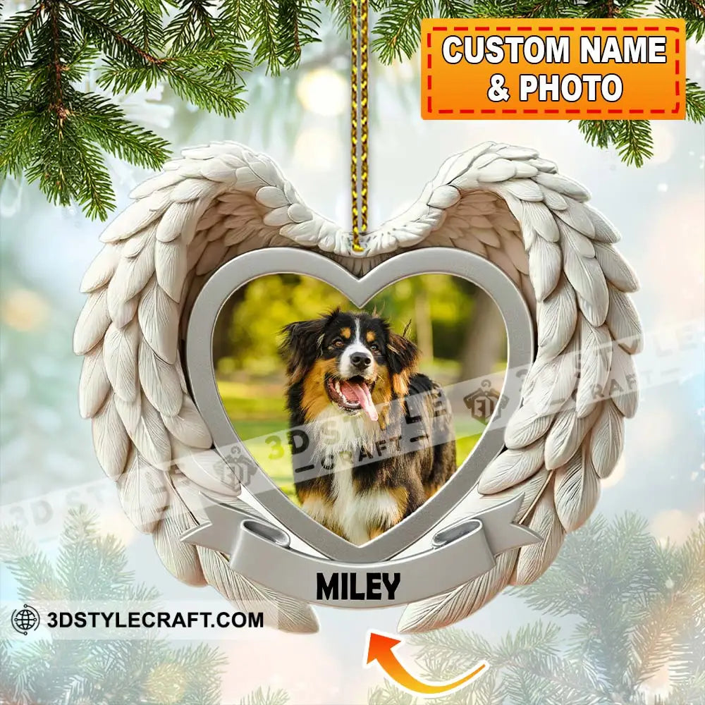 Christmas Memorial Pet Home Decor Christmas Ornament Personalized Ornament 3.54’’ / 1 Ornament Ornament