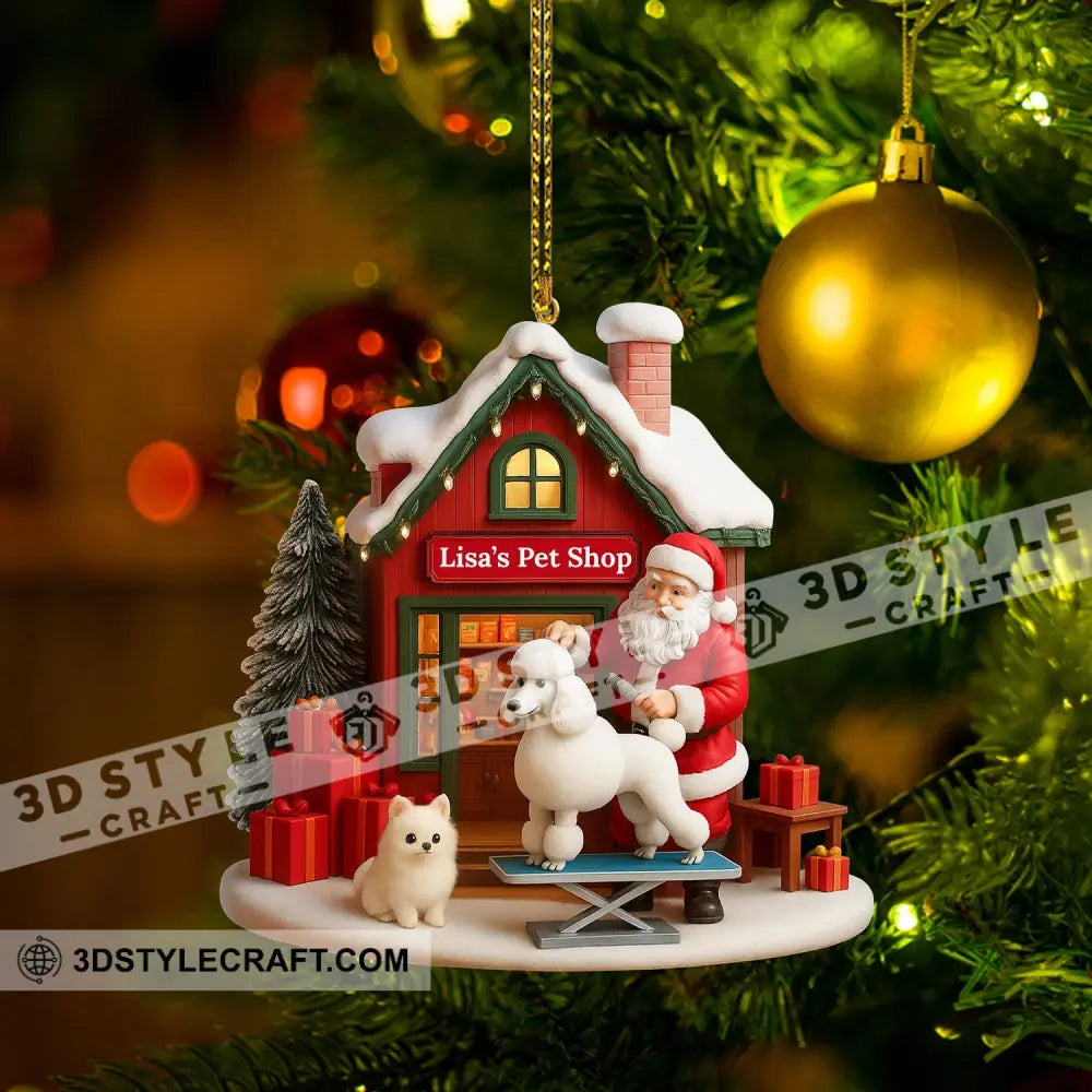 Christmas Pet Shop Home Decor Christmas Ornament Personalized Ornament Ornament