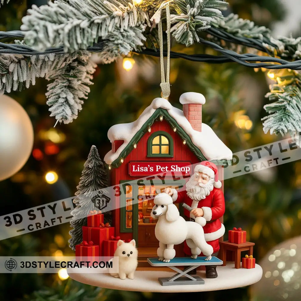 Christmas Pet Shop Home Decor Christmas Ornament Personalized Ornament Ornament