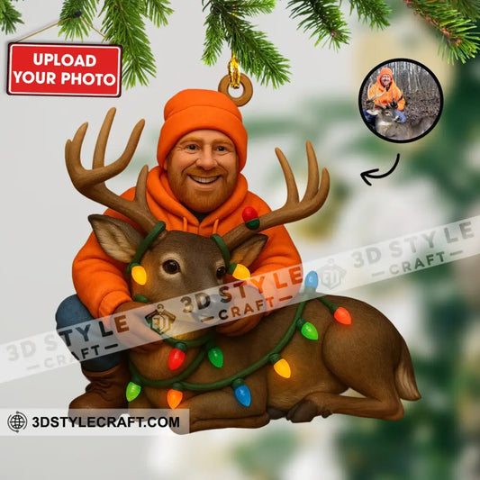 Christmas Photo Home Decor Christmas Ornament Personalized Ornament 3.54’’ / 1 Ornament Ornament