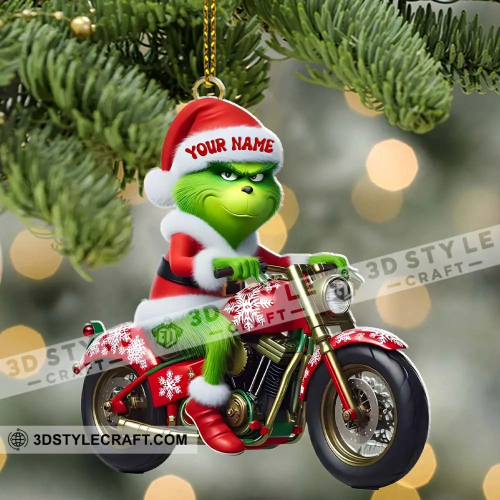 Christmas Rider ELF Home Decor Christmas Ornament Personalized Ornament Ornament
