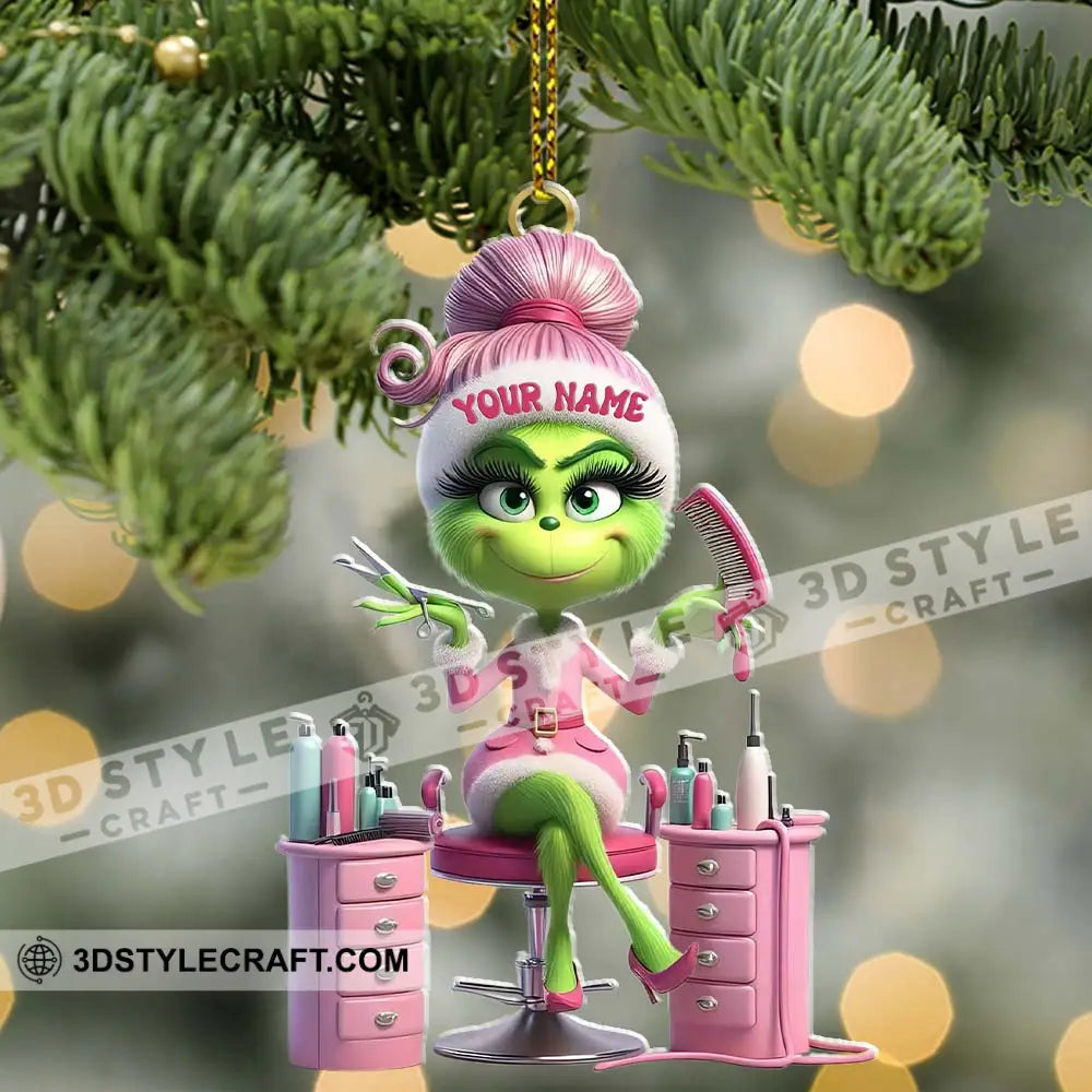 Christmas Slay Lady ELF Home Decor Christmas Ornament Personalized Ornament Ornament