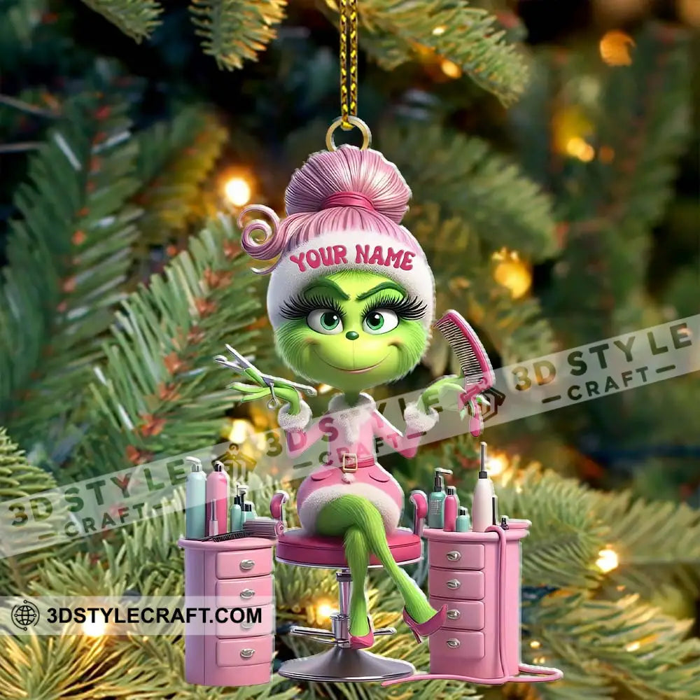 Christmas Slay Lady ELF Home Decor Christmas Ornament Personalized Ornament Ornament