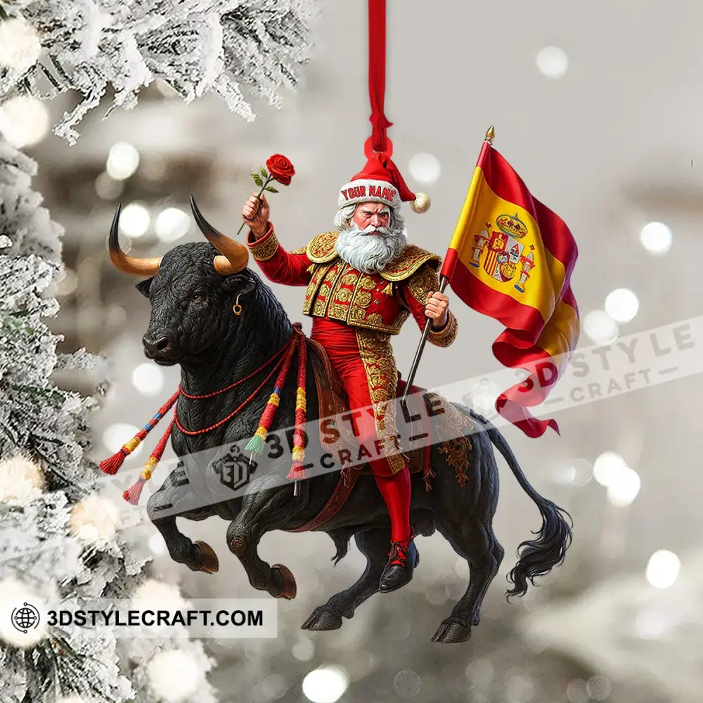 Christmas Spain Home Decor Christmas Ornament Personalized Ornament Ornament
