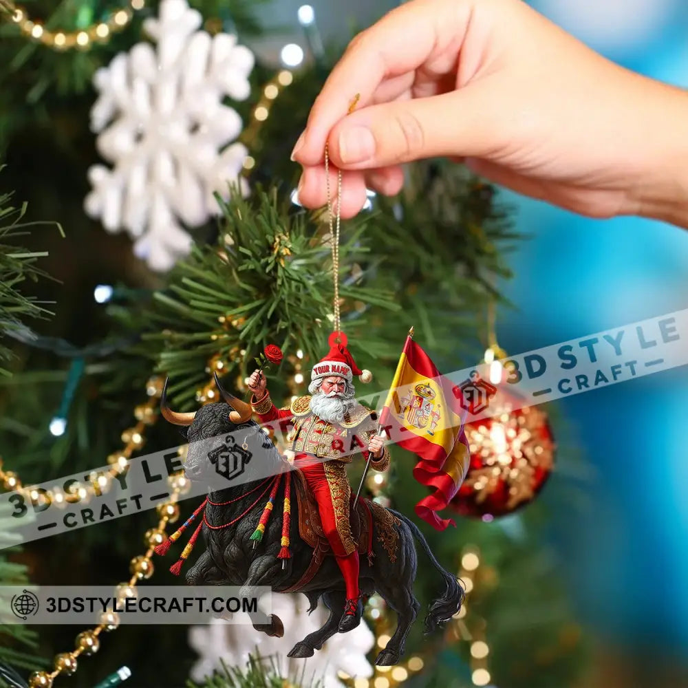 Christmas Spain Home Decor Christmas Ornament Personalized Ornament Ornament