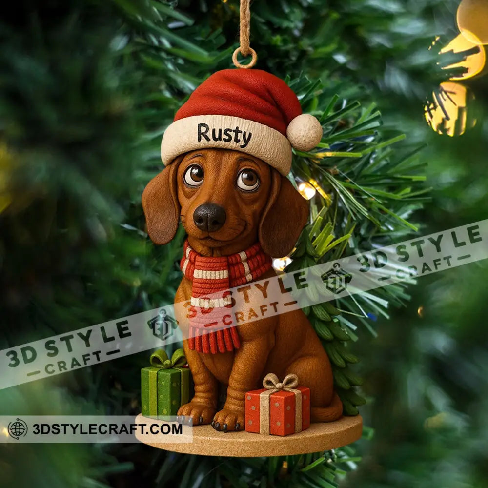 Christmas Tree And Pet Home Decor Christmas Ornament Personalized Ornament Ornament