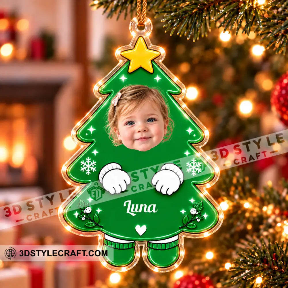 Christmas Tree Baby Home Decor Christmas Ornament Personalized Ornament - Ornament