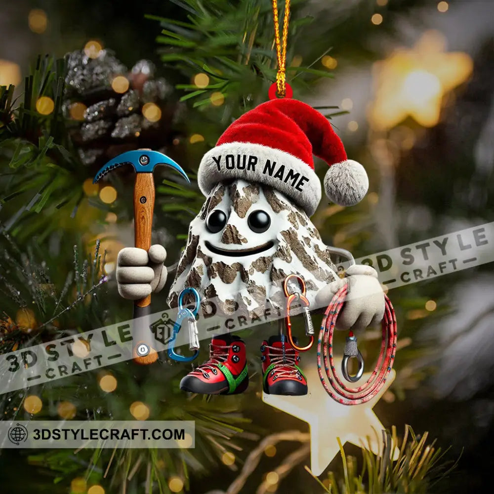Climbing Home Decor Christmas Ornament Personalized