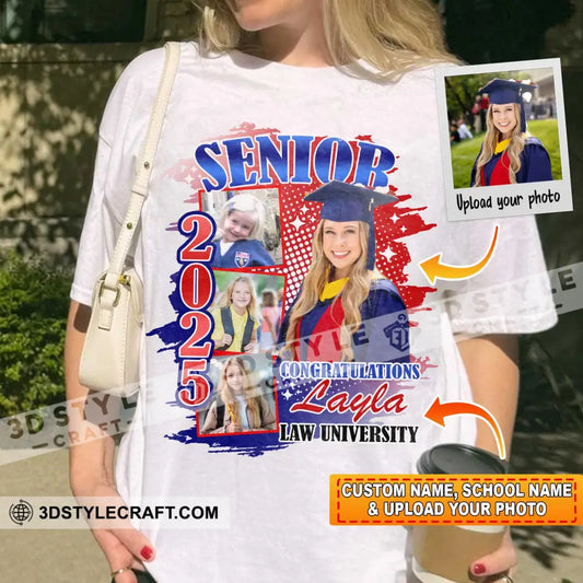 Congrats Graduation - Personalized T-Shirt Classic Tee/Unisex Tee / White / S Apparel