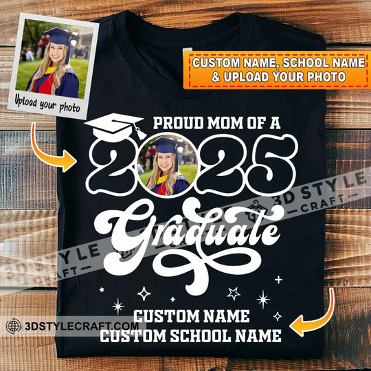 Congrats Graduation Shirt - Personalized T-Shirt style option 1