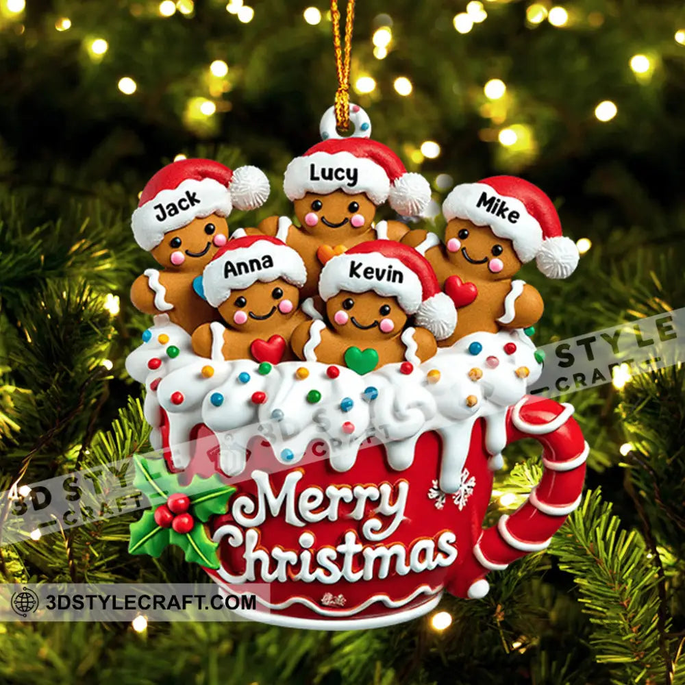 Cookies Family Home Decor Christmas Ornament Personalized