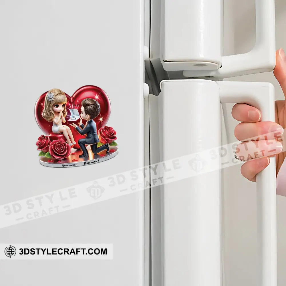 Couple Fridge Magnet - Personalized