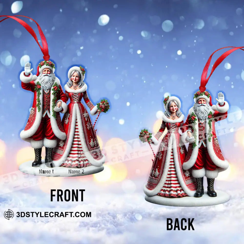 Couple Home Decor Christmas Ornament Personalized