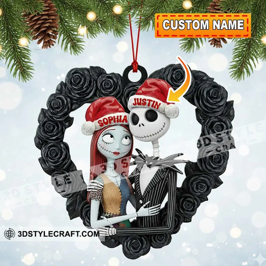 Couple Home Decor Christmas Ornament Personalized Ornament 3.54’’ / 1 Ornament Ornament