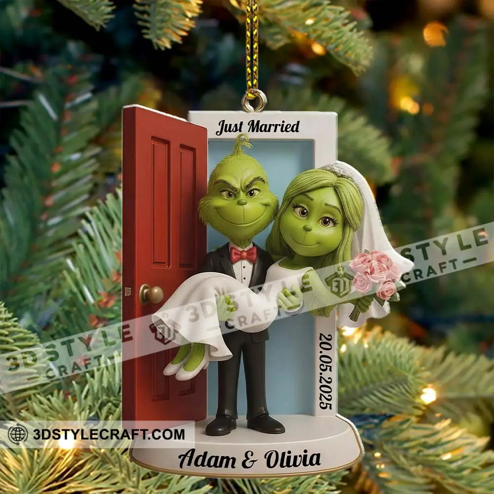 Couple Home Decor Christmas Ornament Personalized Ornament Ornament