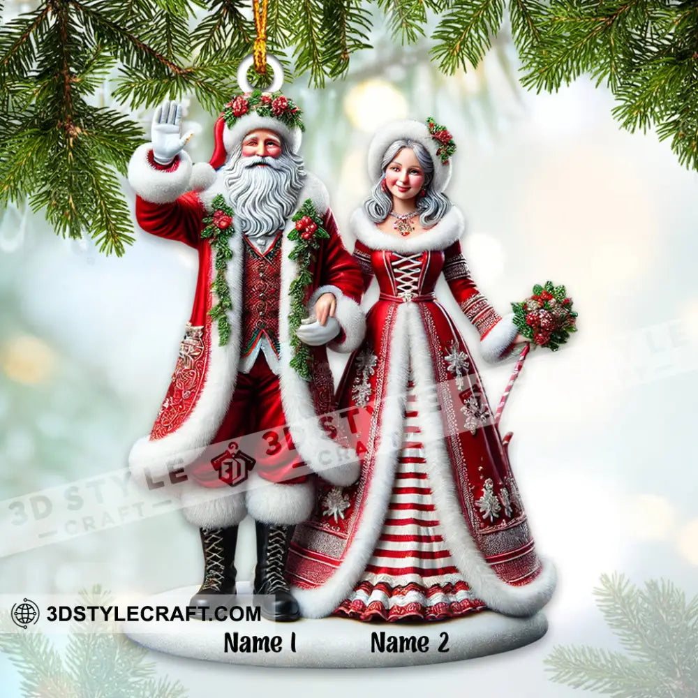 Couple Home Decor Christmas Ornament Personalized