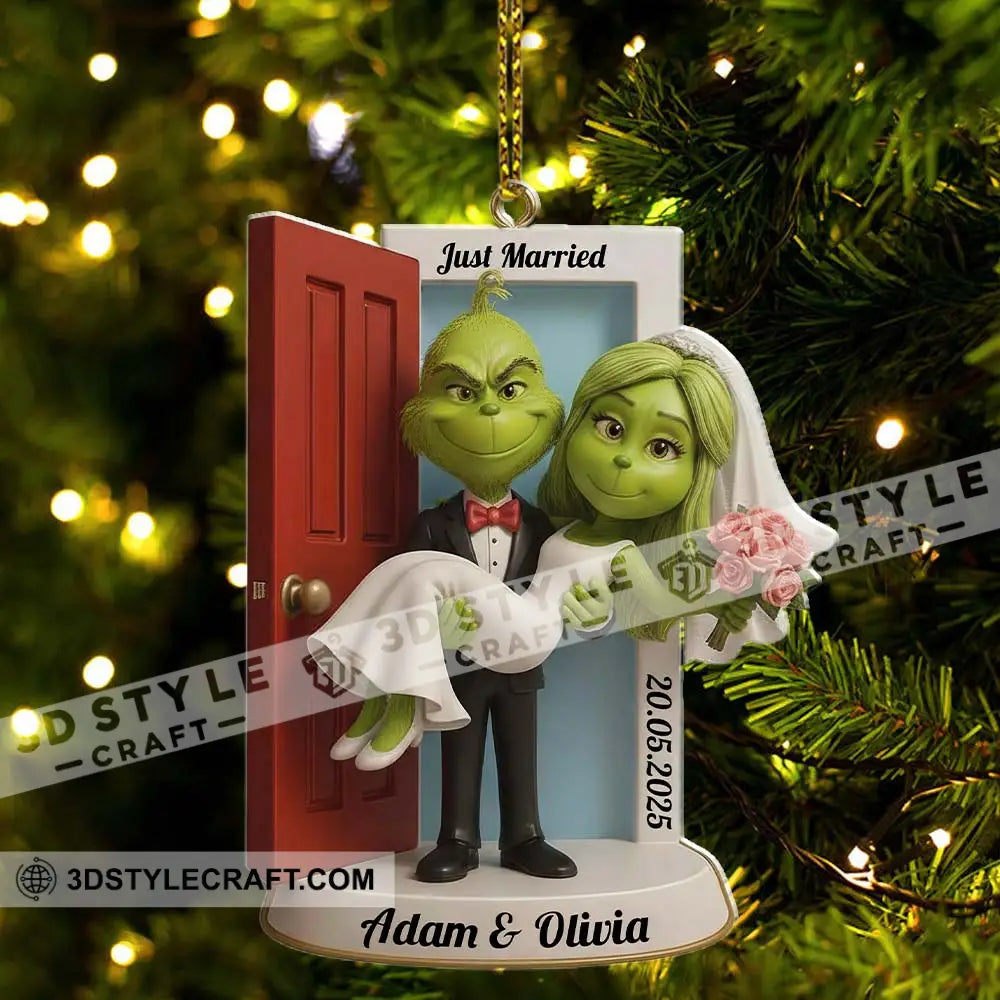 Couple Home Decor Christmas Ornament Personalized Ornament Ornament