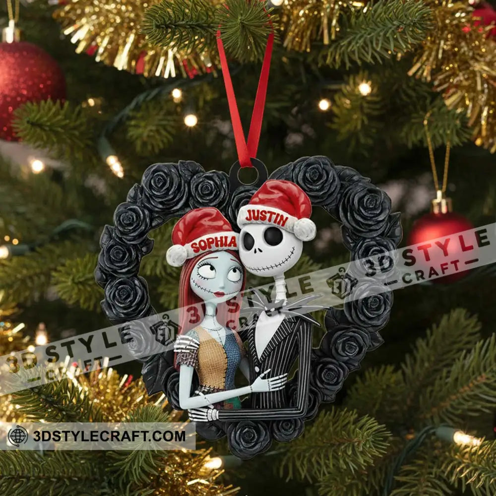 Couple Home Decor Christmas Ornament Personalized Ornament Ornament