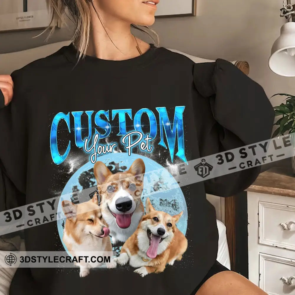 Custom Background And Name Pet Lover Shirt - Personalized Hoodie Apparel