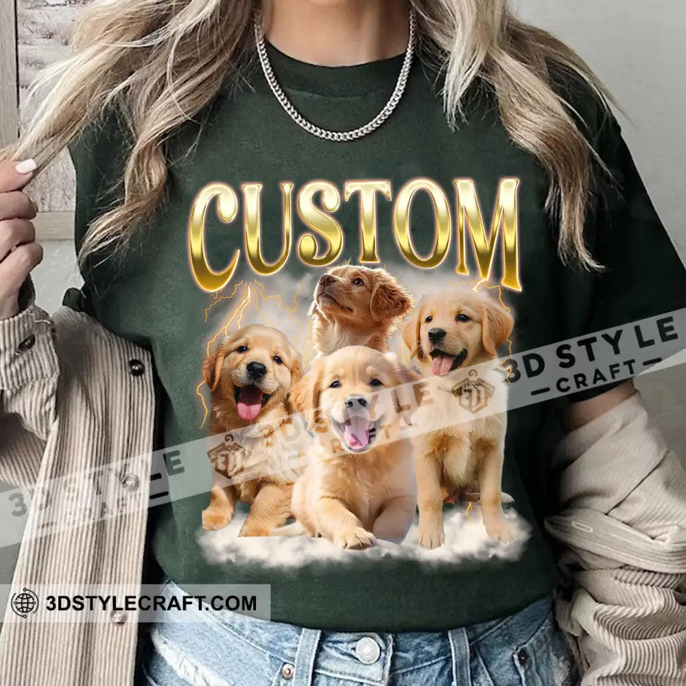 Custom Background And Name Pet Lover Shirt - Personalized Sweatshirt Apparel