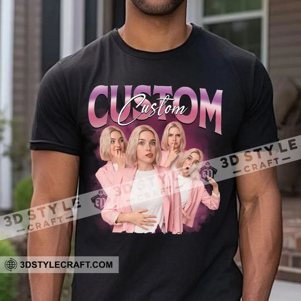 Custom Background And Name Pet Lover Shirt - Personalized T-Shirt Apparel