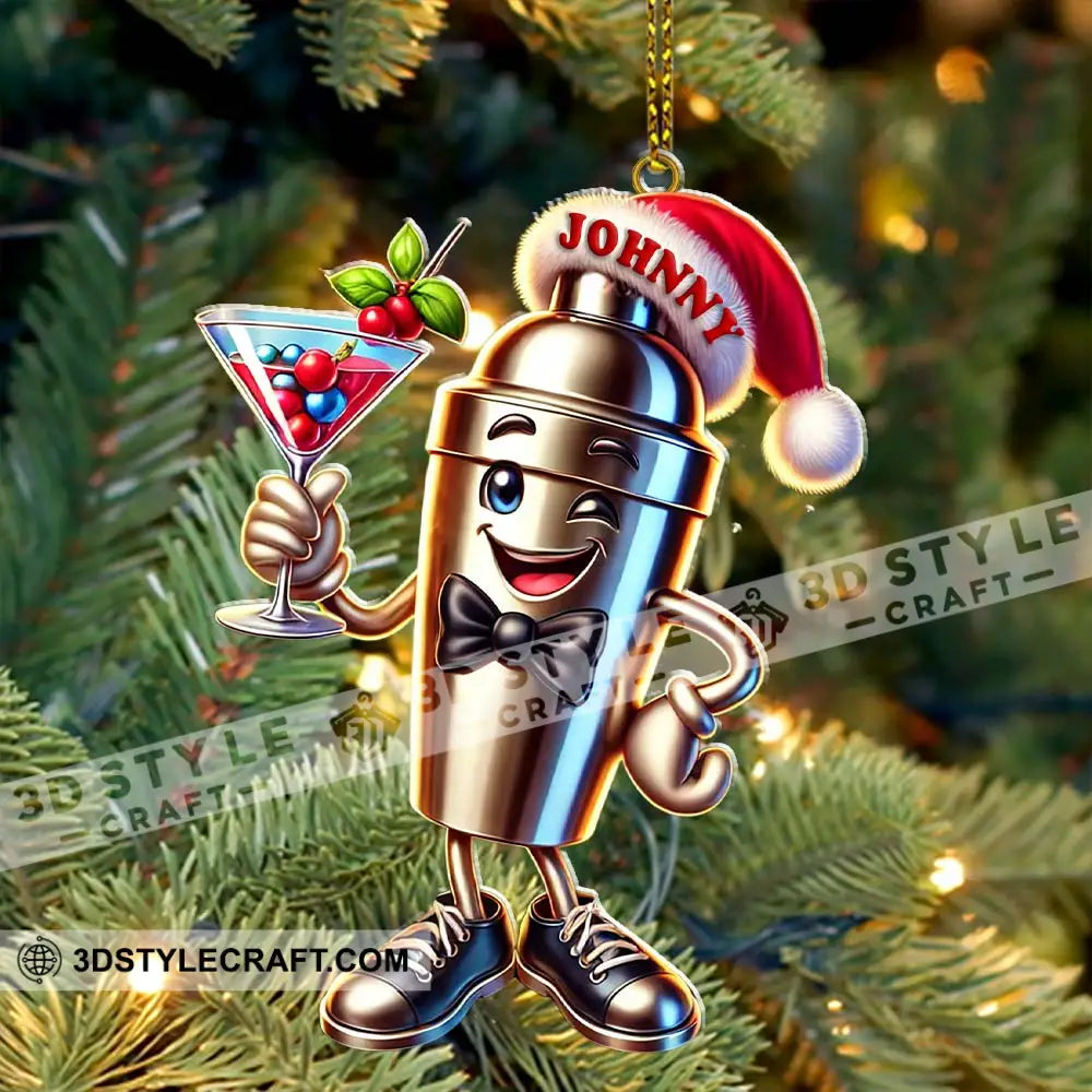 Custom Name Barista Ornament Christmas Decoration