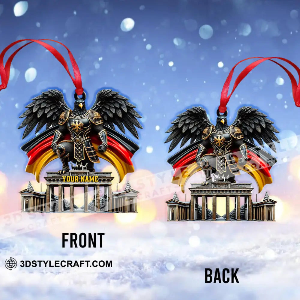 Custom Name Germany Ornament Christmas Gift For Lover