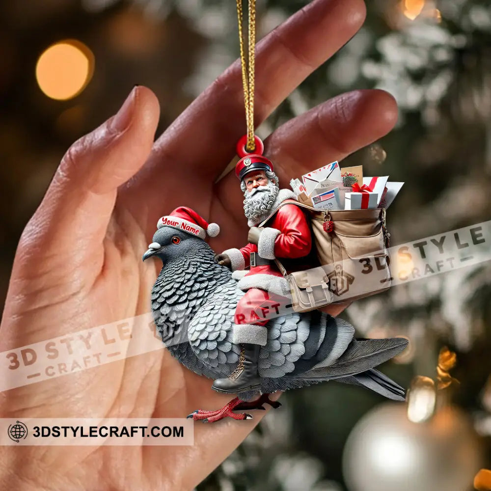 Custom Name Postman Ornament Christmas Gift